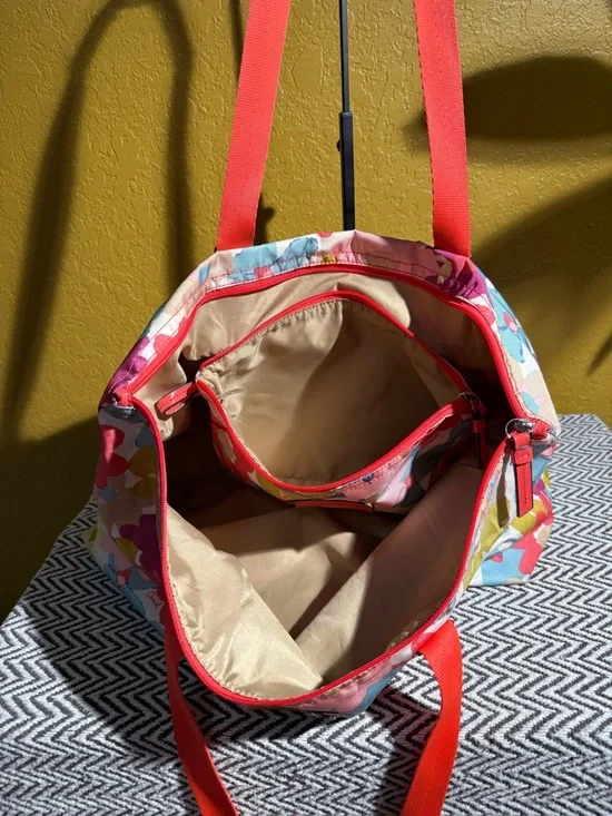 Coach 3pc Getaway Floral Travel Set Weekender Pouch & Crossbody - Picture 4 of 16